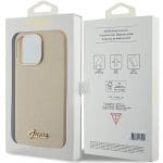 Guess GUHCP15XPGMCSD Light Gold Hardcase Glitter Glossy Script iPhone 15 Pro Max Tok