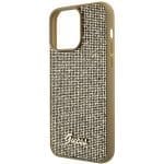Guess GUHCP15XPMSDGSD Gold Hardcase Disco Metal Script iPhone 15 Pro Max Tok