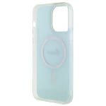 Guess GUHMP15LHITSQ Turquoise Hardcase IML Iridescent MagSafe iPhone 15 Pro Tok
