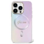 Guess GUHMP15LHITSU Purple Hardcase IML Iridescent MagSafe iPhone 15 Pro Tok