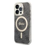 Guess IML 4G MagSafe Black iPhone 15 Pro Tok