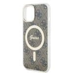 Guess IML 4G MagSafe Brown iPhone 15 Tok