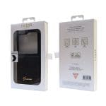 Guess PC/TPU Glitter Flakes Metal Logo Black Samsung Galaxy Z Flip 5 Tok