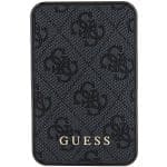 Guess Powerbank 15W GUPB5LP4GEGK 5000mAh Black 4G Leather Metal Logo