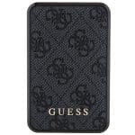 Guess Powerbank 18W GUPB10DP4GEGK 10000mAh Black 4G Leather Metal Logo