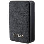 Guess Powerbank 18W GUPB10DP4GEGK 10000mAh Black 4G Leather Metal Logo