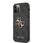 Guess PU 4G Metal Logo Grey iPhone 12/12 Pro Tok