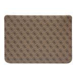 Guess PU 4G Printed Stripes Computer Sleeve 13/14" Brown