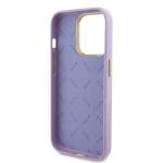 Guess PU Glitter Full Wrapped Lilac iPhone 15 Pro Tok