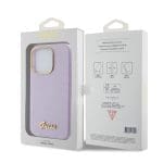 Guess PU Glitter Full Wrapped Lilac iPhone 15 Pro Tok