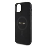 Guess PU Saffiano MagSafe Black iPhone 15 Tok