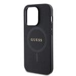 Guess PU Saffiano MagSafe Black iPhone 15 Pro Max Tok