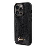 Guess Sequin Script Logo Black iPhone 14 Pro Tok
