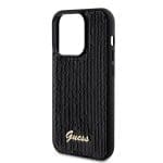 Guess Sequin Script Logo Black iPhone 14 Pro Tok