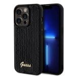 Guess Sequin Script Logo Black iPhone 14 Pro Max Tok