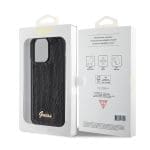 Guess Sequin Script Logo Black iPhone 15 Pro Max Tok
