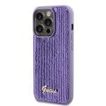 Guess Sequin Script Logo Purple iPhone 15 Pro Max Tok