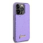 Guess Sequin Script Logo Purple iPhone 15 Pro Max Tok