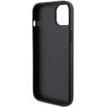 Karl Lagerfeld KLHCP15SSAPKCNPK Black Hardcase Saffiano Cardslot Karl&Choupette Metal Pin iPhone 15 Tok