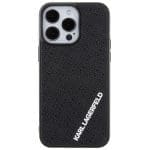Karl Lagerfeld KLHCP15X3DMKRLK Black Hardcase 3D Rubber Multi Logo iPhone 15 Pro Max Tok