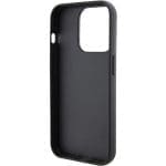 Karl Lagerfeld KLHCP15XGCNPSG Silver Hardcase Fixed Glitter Choupette Logo Metal Pin iPhone 15 Pro Max Tok