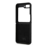Karl Lagerfeld KLHCZF5SNIKBCK Hardcase Black Silicone Ikonik Samsung Galaxy Z Flip 5 Tok