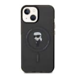 Karl Lagerfeld KLHMP15SHFCKNOK Black Hardcase IML Ikonik MagSafe iPhone 15 Tok