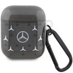 Mercedes MEA28DPMGS Black Large Star Pattern AirPods 1/2 Tok