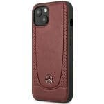 Mercedes MEHCP15SARMRE Red Hardcase Leather Urban Bengale iPhone 15 Tok