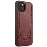 Mercedes MEHCP15SARMRE Red Hardcase Leather Urban Bengale iPhone 15 Tok