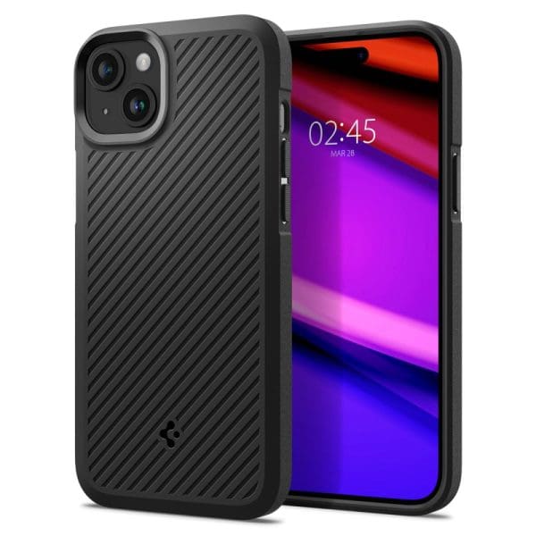 Spigen Core Armor Matte Black iPhone 15 Plus Tok