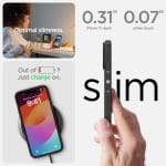 Spigen Liquid Air Matte Black iPhone 15 Tok