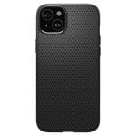 Spigen Liquid Air Matte Black iPhone 15 Plus Tok