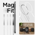 Spigen Ultra Hybrid Mag MagSafe White iPhone 15 Plus Tok