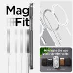Spigen Ultra Hybrid Mag MagSafe Zero One White iPhone 15 Plus Tok