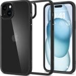 Spigen Ultra Hybrid Matte Black iPhone 15 Tok