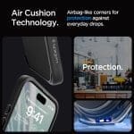 Spigen Ultra Hybrid Matte Black iPhone 15 Pro Max Tok