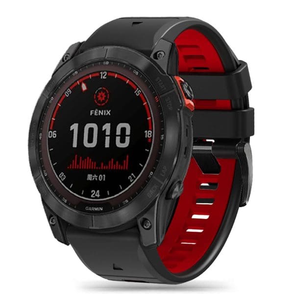 Tech-Protect Iconband Pro Garmin Fenix 3 / 5x / 3hr / 5x Plus / 6x / 6x Pro / 7x Black/Red