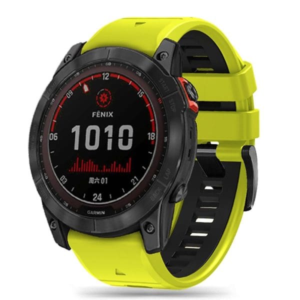 Tech-Protect Iconband Pro Garmin Fenix 5 / 6 / 6 Pro / 7 Lime/Black