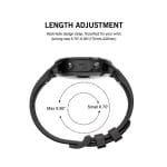Tech-Protect Smooth Garmin Fenix 3 / 5x / 3hr / 5x Plus / 6x / 6x Pro / 7x Black