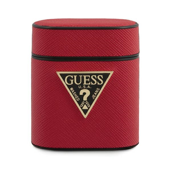 Guess GUACA2VSATMLRE Red Saffiano AirPods 1/2 Tok