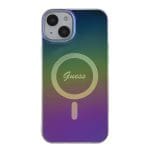 Guess GUHMP15MHITSK Rainbow Hardcase IML Iridescent MagSafe iPhone 15 Plus Tok