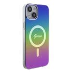 Guess GUHMP15MHITSK Rainbow Hardcase IML Iridescent MagSafe iPhone 15 Plus Tok