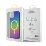 Guess GUHMP15MHITSK Rainbow Hardcase IML Iridescent MagSafe iPhone 15 Plus Tok