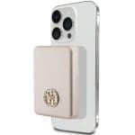 Guess Powerbank 5W GUPBM3AL4DMD 3000 mAh Gold MagSafe 4G Strassed Metal Logo