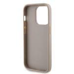 Guess PU 4G Strass Metal Logo Gold iPhone 15 Pro Max Tok