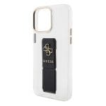 Guess PU Grip Stand 4G Metal Logo Black iPhone 15 Pro Tok