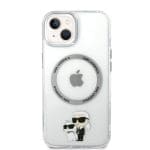 Karl Lagerfeld IML Karl and Choupette NFT MagSafe Transparent iPhone 15 Tok