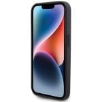 Karl Lagerfeld KLHCP15LPKLPKLK Black Hardcase Leather Monogram Hot Stamp Metal Logo iPhone 15 Pro Tok