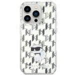 Karl Lagerfeld KLHCP15XHNCMKLT Transparent Hardcase Monogram Choupette iPhone 15 Pro Max Tok